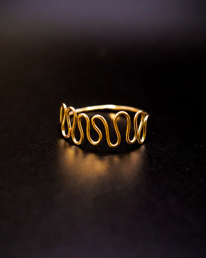 Diadem Ring, Solid 14K Gold