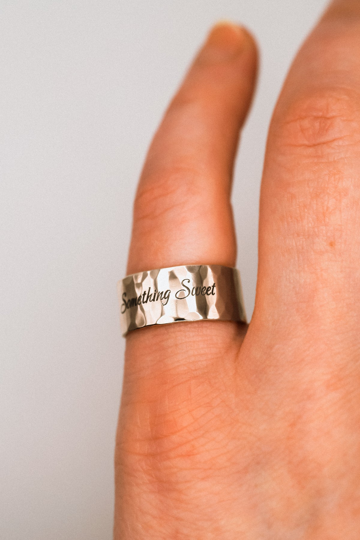 Wide Band, Sterling Silver