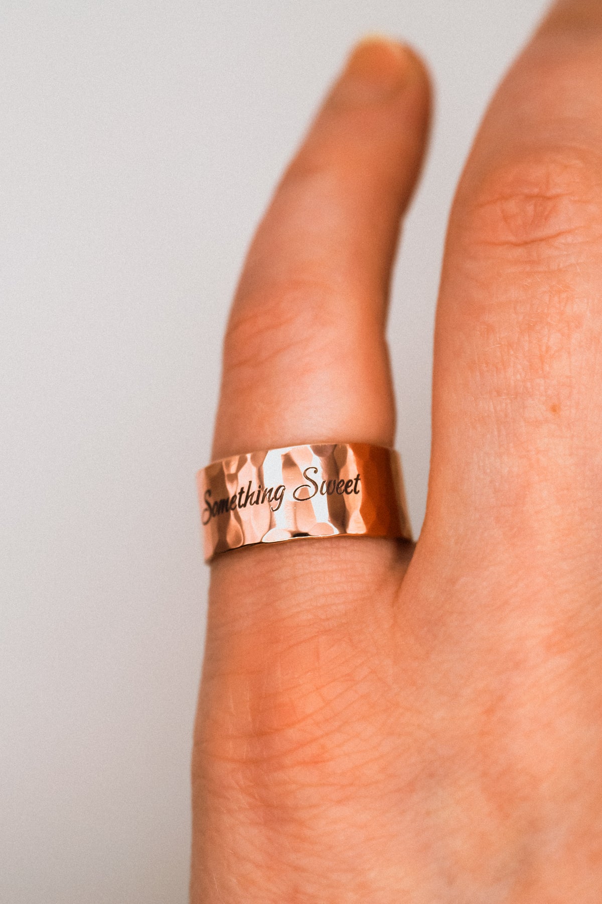 Wide Band, 14K Rose Gold Fill