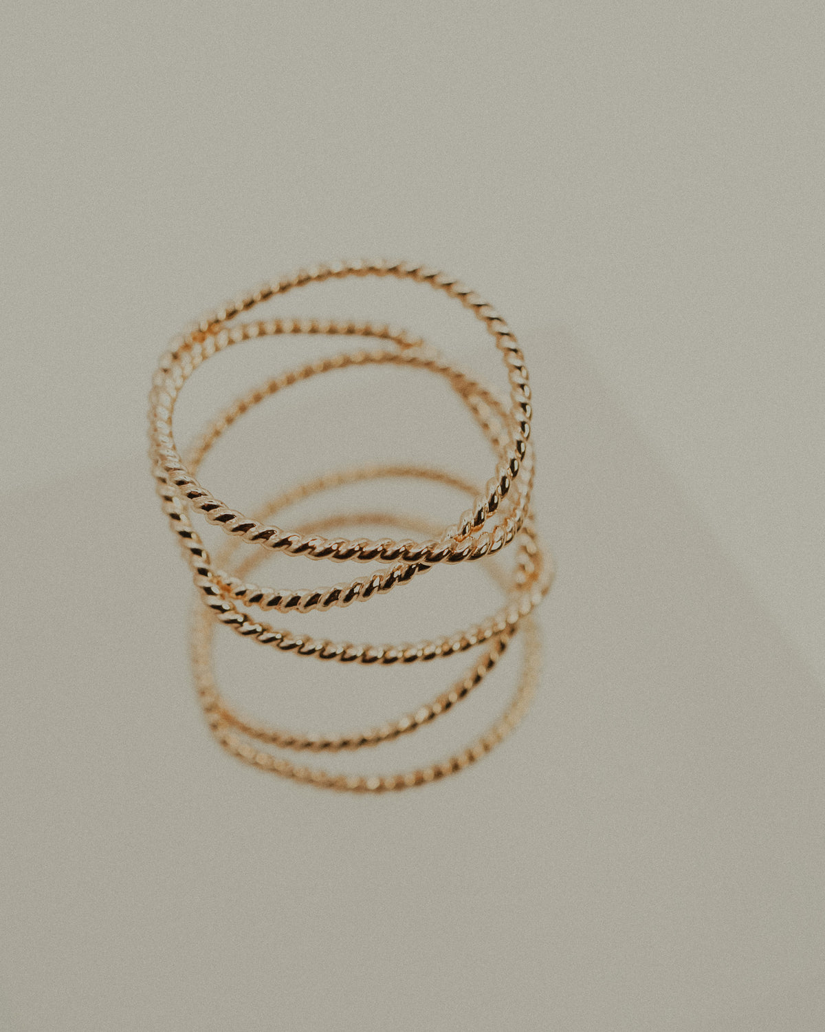 Extra Large Twist Wraparound Ring, 14K Gold Fill
