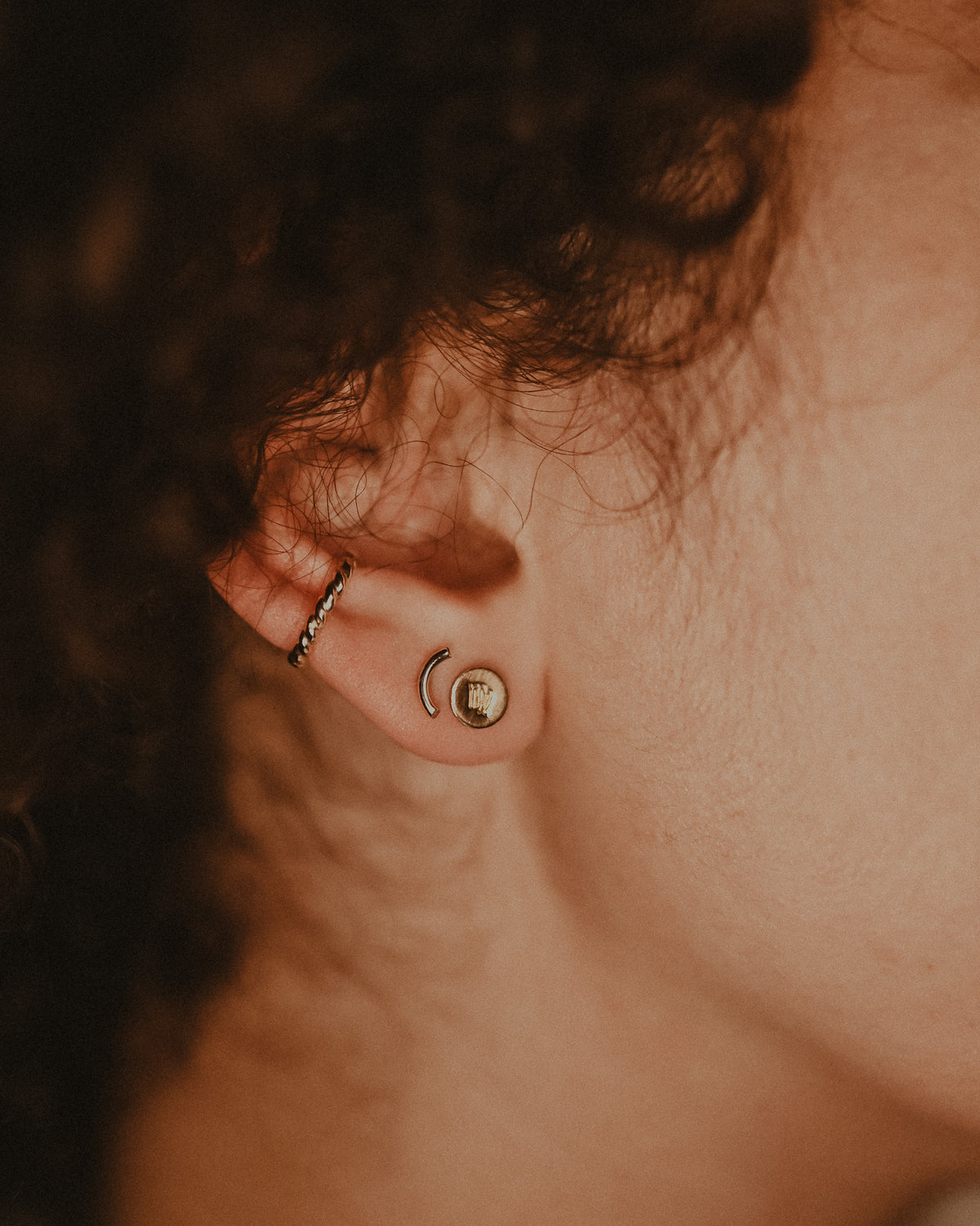Zodiac Dot Stud Earrings in Gold Fill, Rose Gold Fill, or Sterling Silver