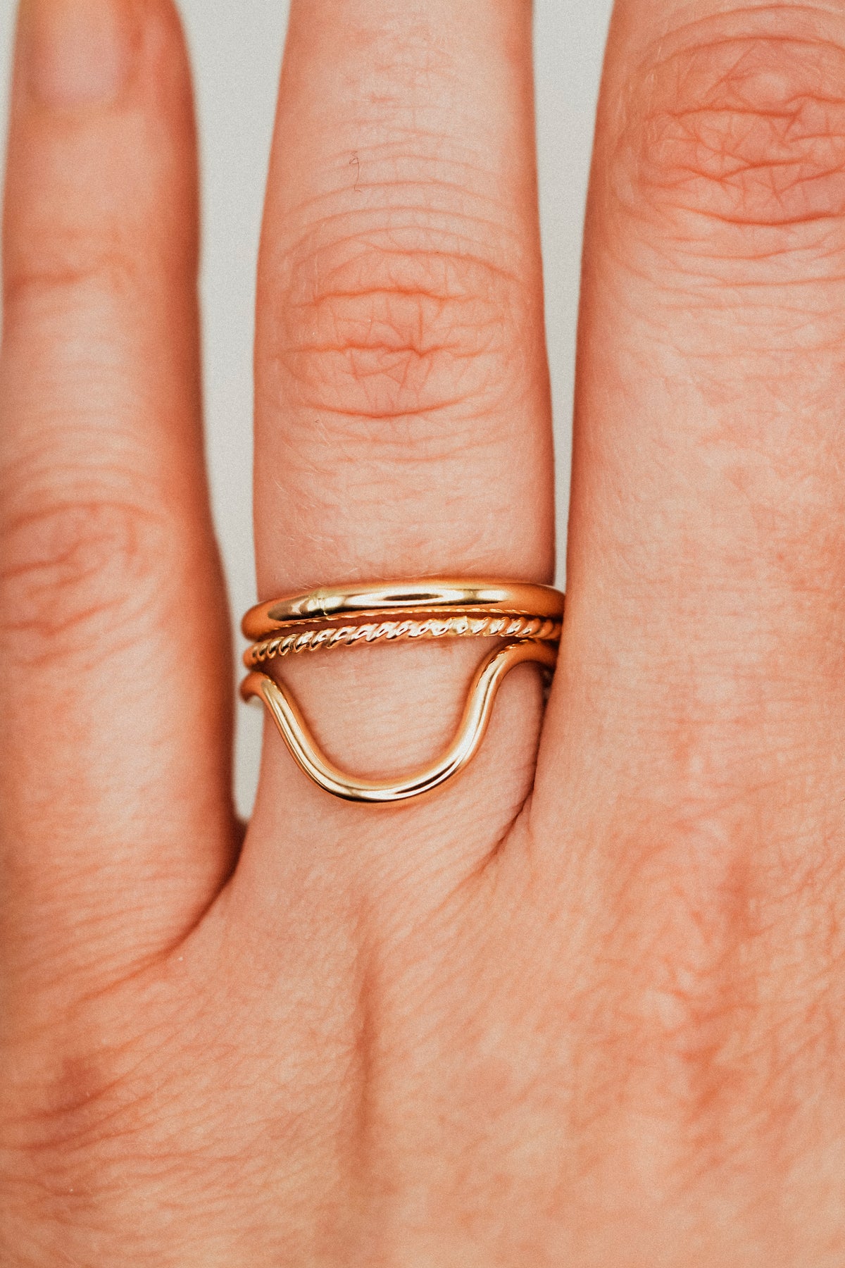 Arc Ring, 14K Gold Fill