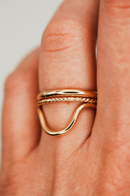 Arc Ring, 14K Gold Fill