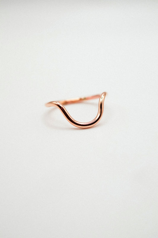 Arc Ring, 14K Rose Gold Fill