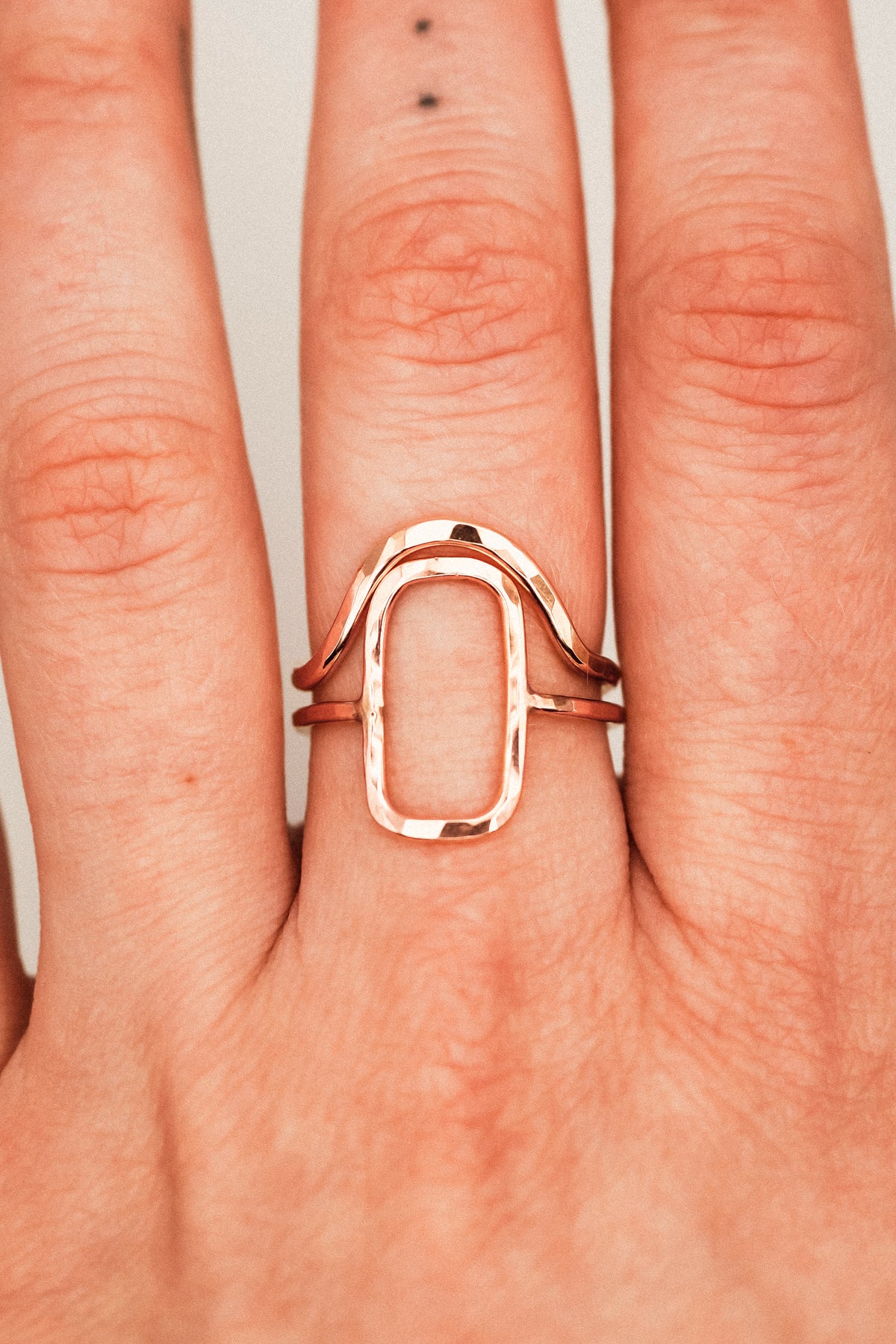 Arc Ring, 14K Rose Gold Fill
