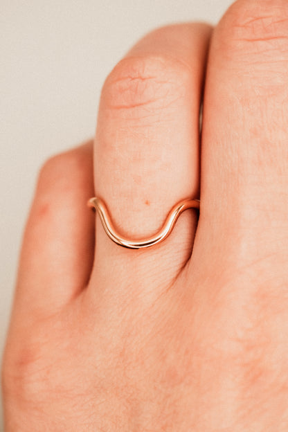 Arc Ring, 14K Rose Gold Fill