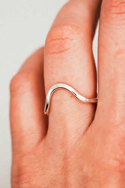 Arc Ring, Sterling Silver