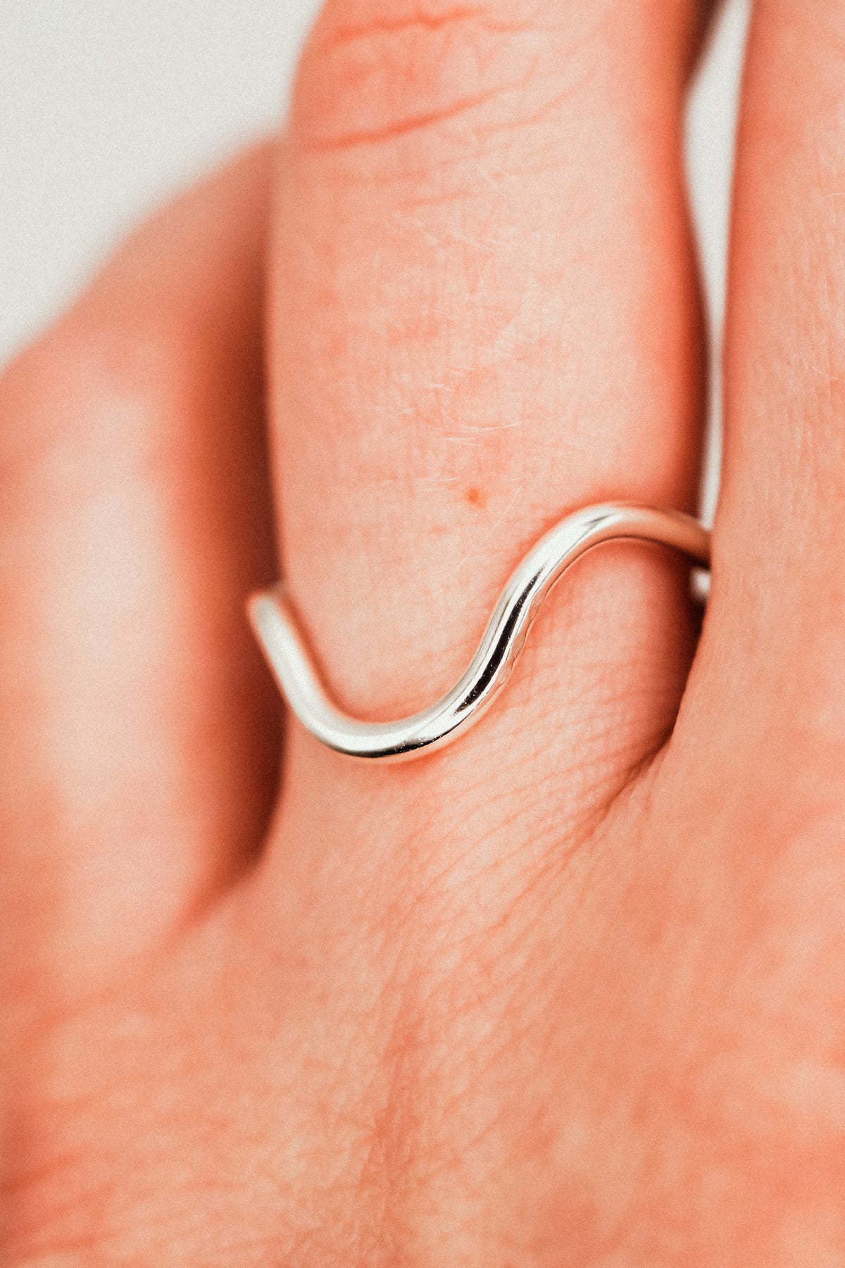 Arc Ring, Sterling Silver