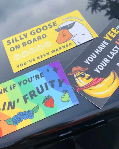 Feeling Fruity Bumper Sticker