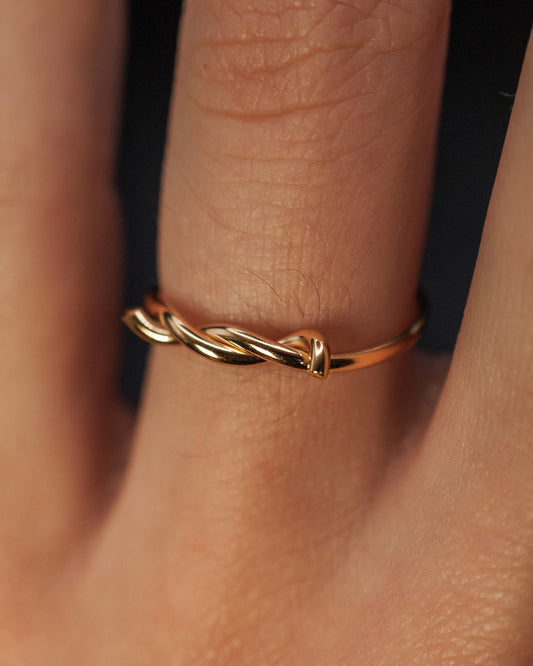 Barbed Wire Ring, 14K Gold Fill