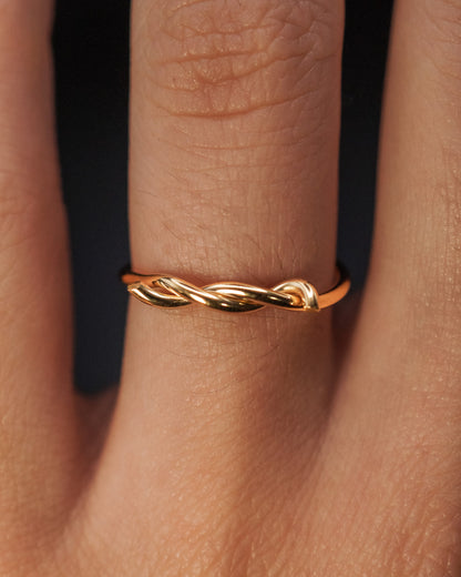 Barbed Wire Ring, 14K Gold Fill