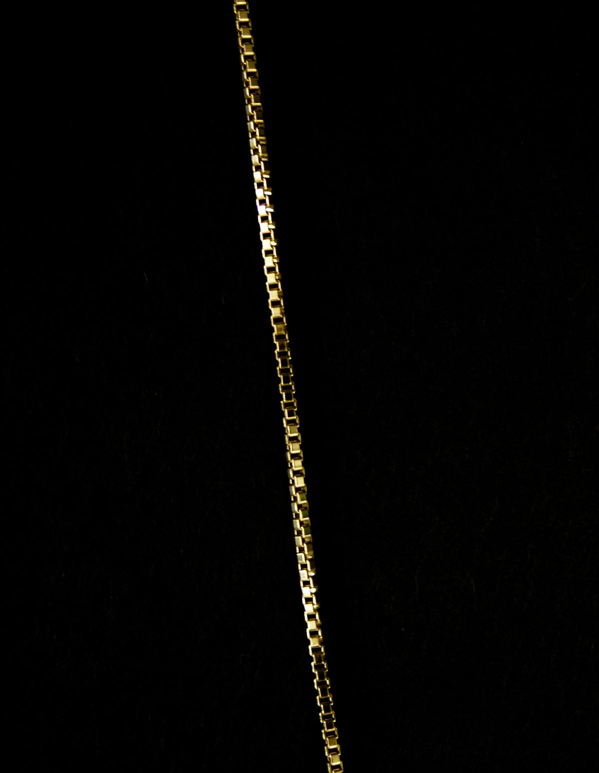 Blocky Letter Necklace, 14K Gold Fill