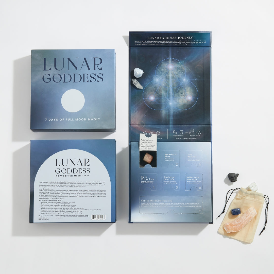 Lunar Goddess Crystal Advent Countdown Box