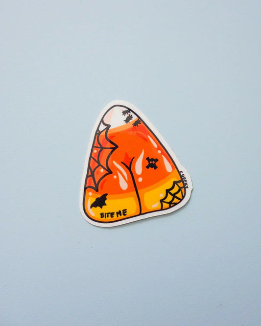 Candy Corn Vinyl Sticker