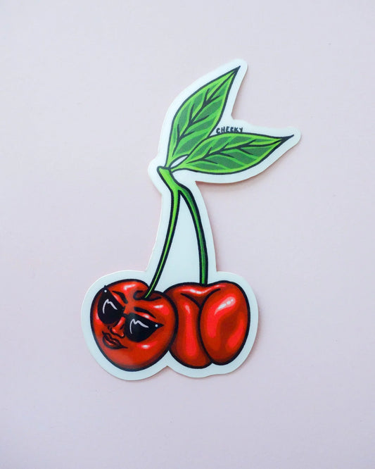 Cherry Vinyl Sticker
