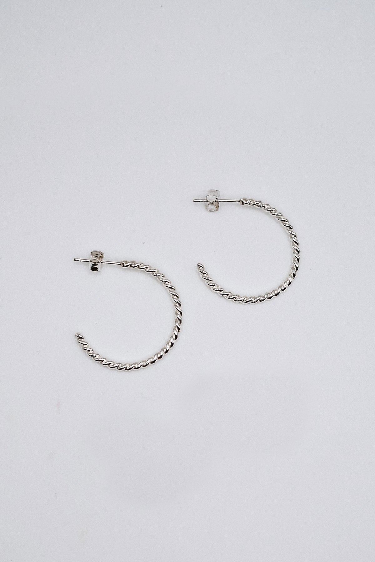 Chunky Twist Hoops in 14K Gold Fill, Rose Gold Fill or Sterling Silver