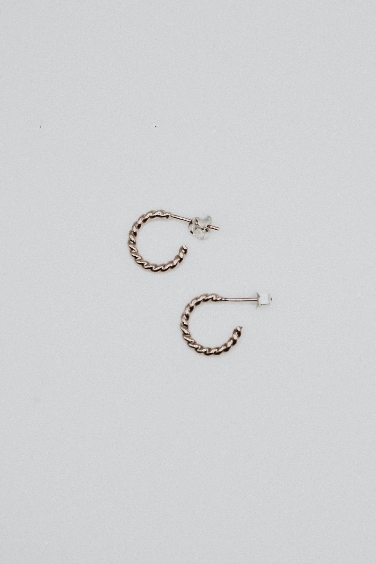 Chunky Twist Hoops in 14K Gold Fill, Rose Gold Fill or Sterling Silver