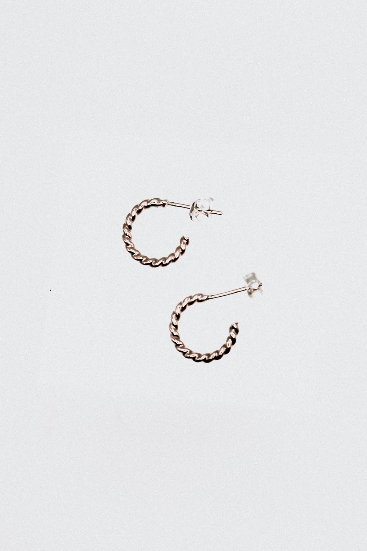 Chunky Twist Hoops in 14K Gold Fill, Rose Gold Fill or Sterling Silver