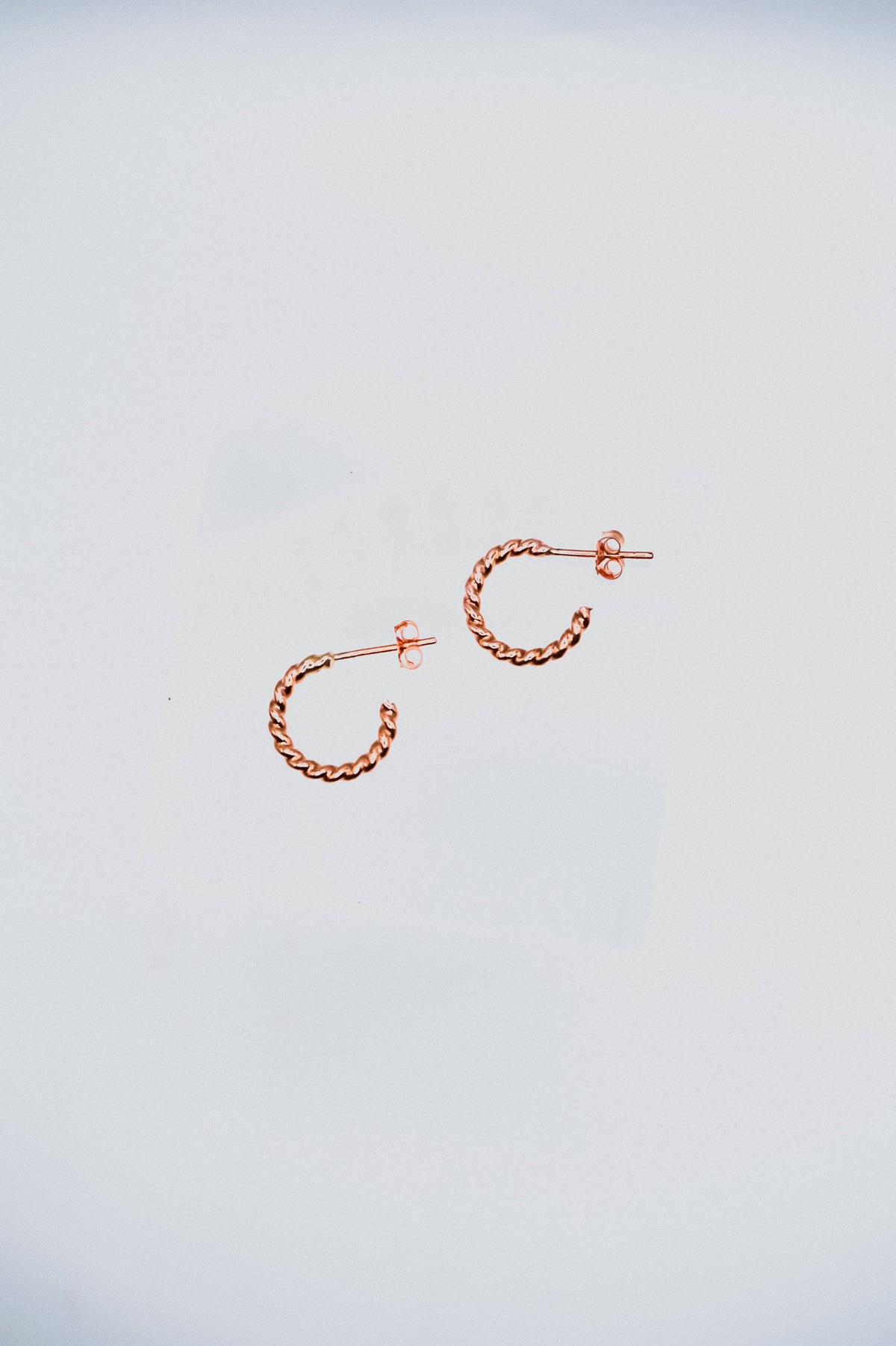 Chunky Twist Hoops in 14K Gold Fill, Rose Gold Fill or Sterling Silver