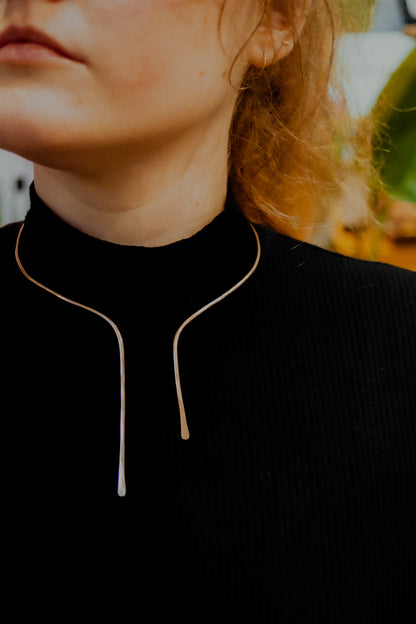 Sunburst Collar Necklace, Gold Fill, Rose Gold Fill, or Sterling Silver