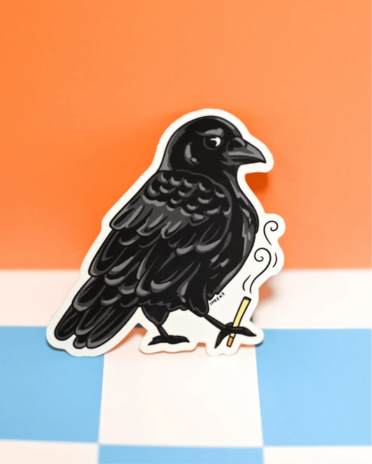 Crow Vinyl Sticker