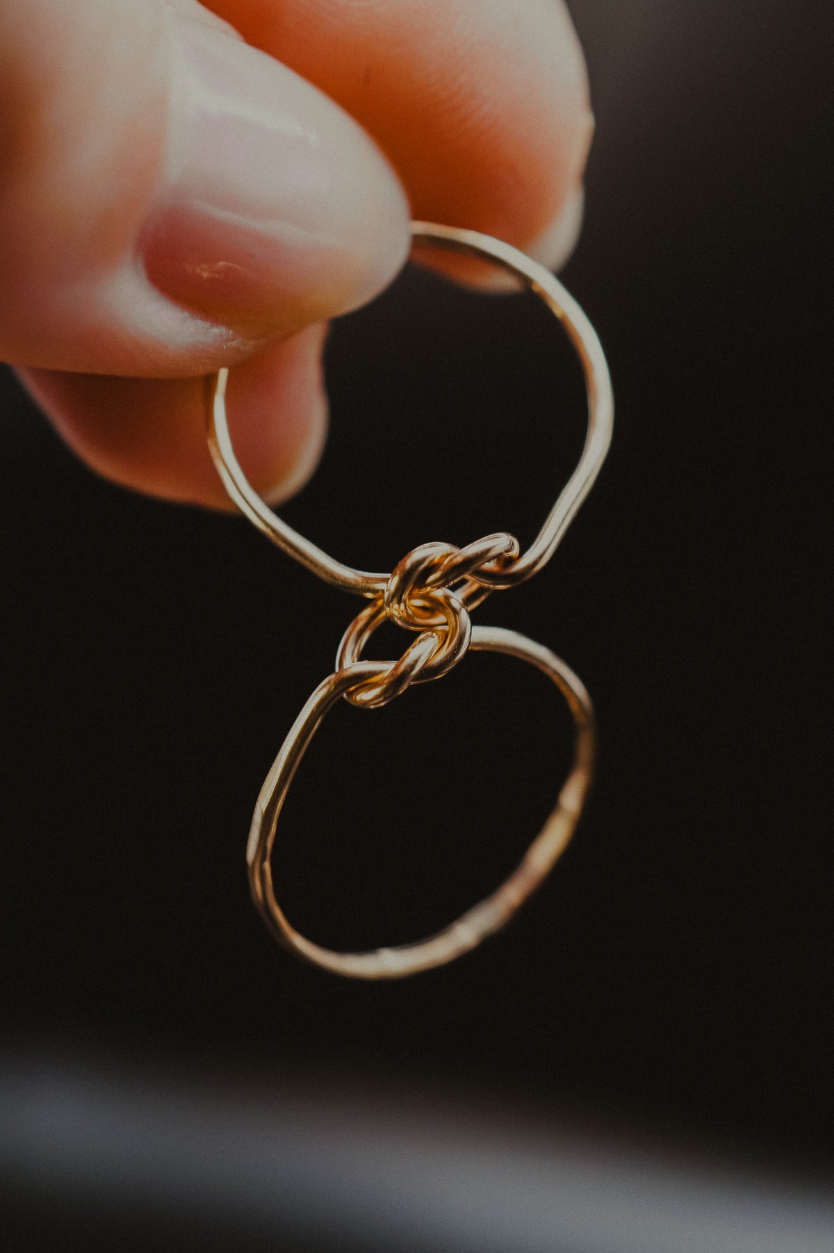 Double Knot Ring, 14K Gold Fill