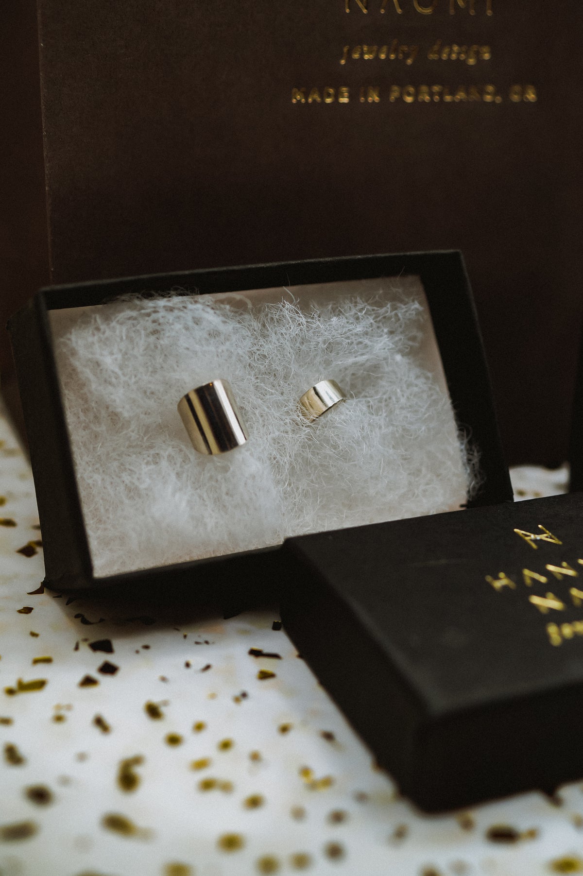 Double Shield Ear Cuff Set of 2, Sterling Silver