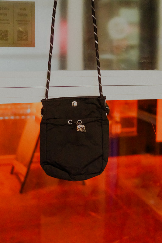 Black Small Drawstring Bag