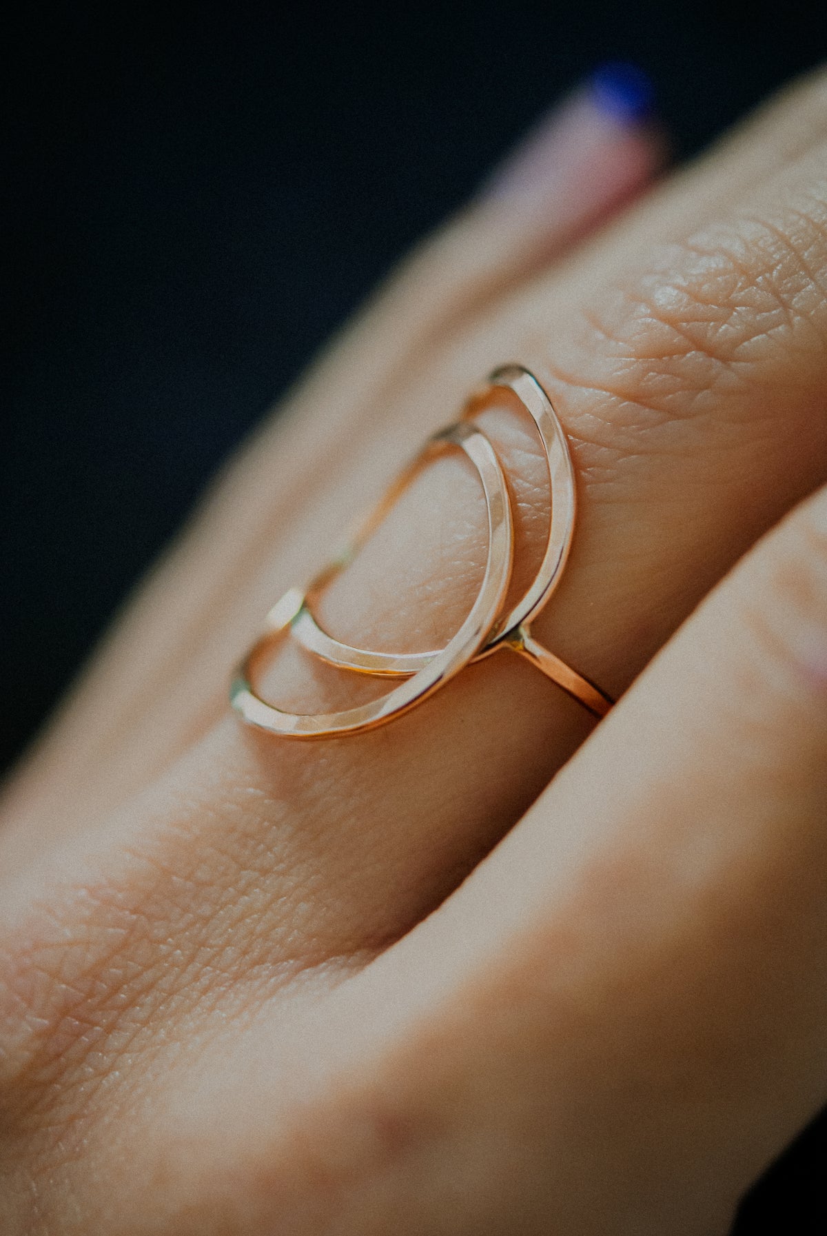 Eclipse Ring, 14K Rose Gold Fill