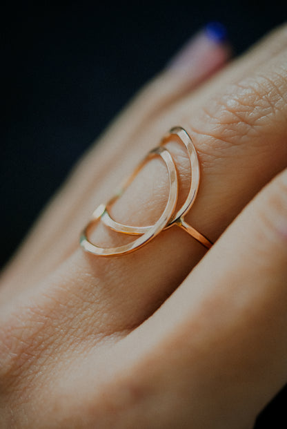 Eclipse Ring, 14K Rose Gold Fill