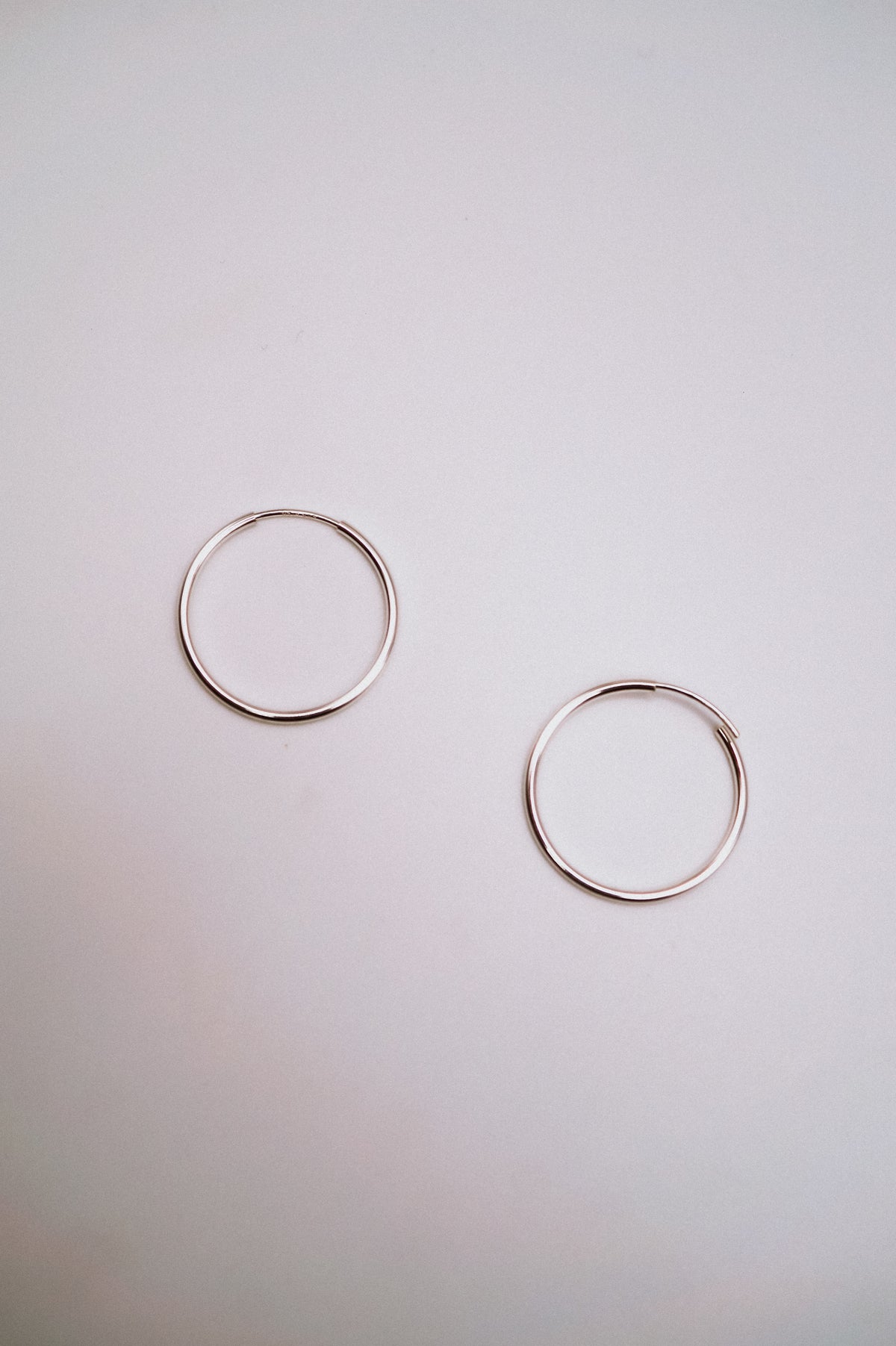 Endless Hoop Earring in Sterling Silver