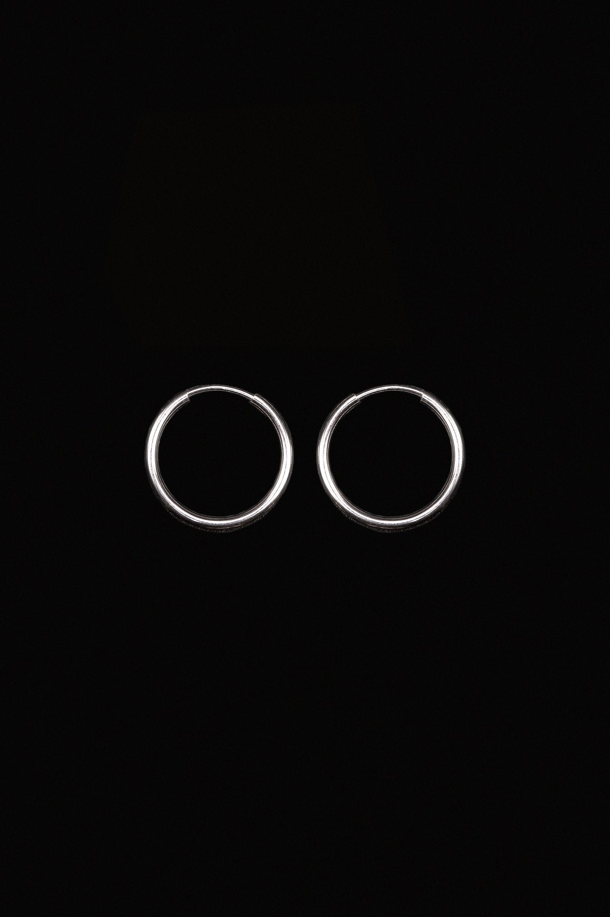 Endless Hoop Earring in Sterling Silver
