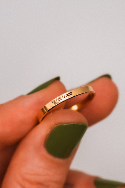 Mirror Band, 14K Gold Fill