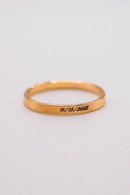Mirror Band, 14K Gold Fill