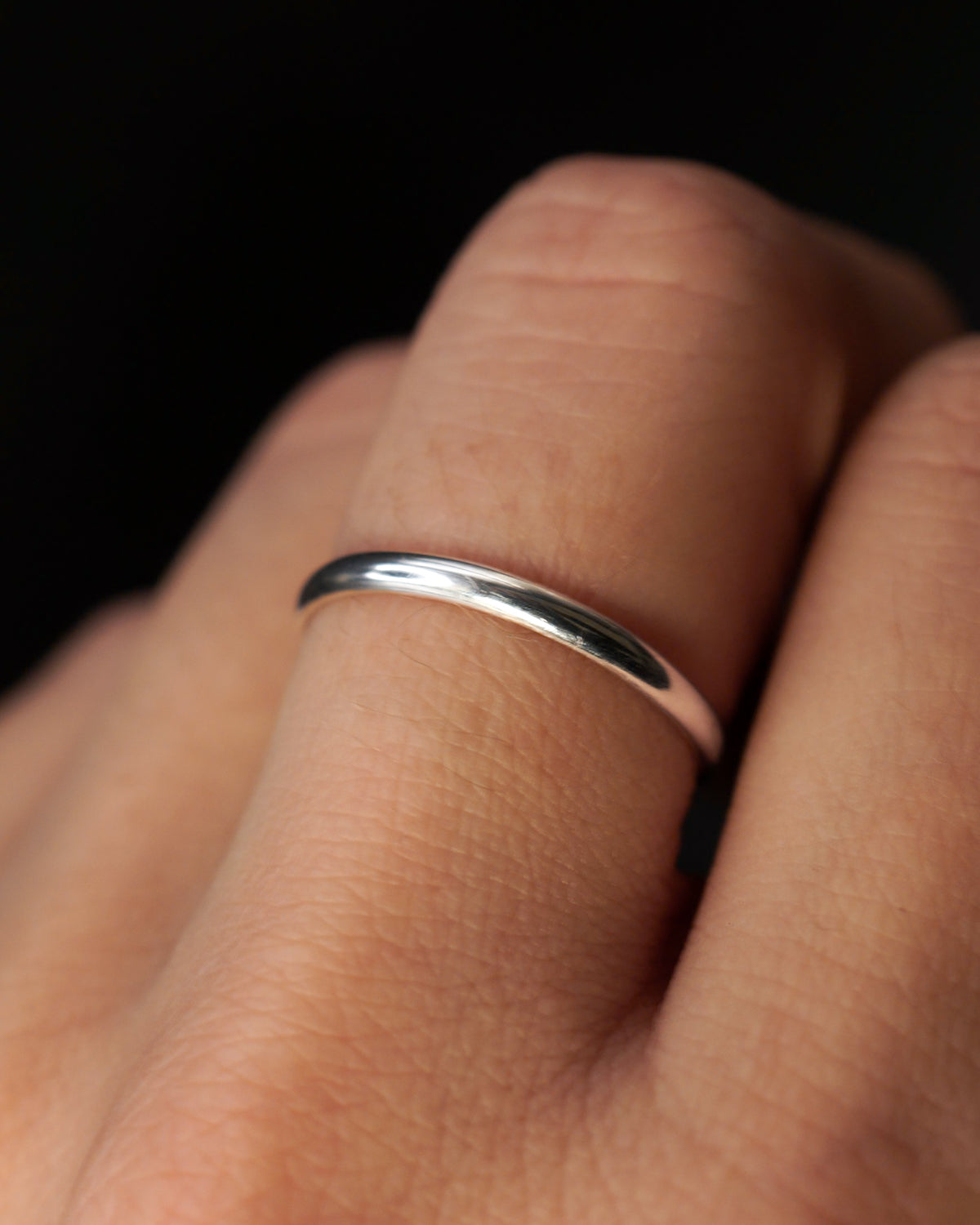 Extra Thick Ring, Sterling Silver