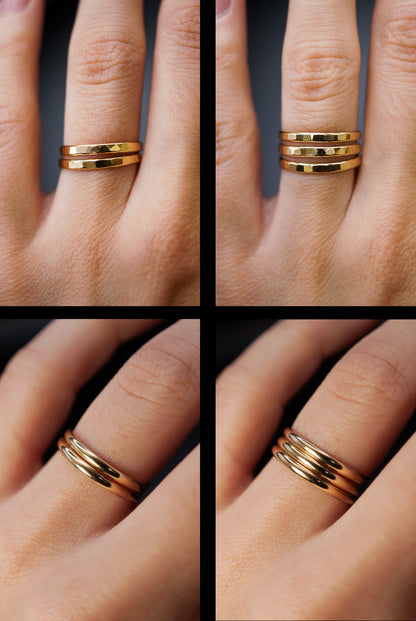 Extra Thick Ring, 14K Gold Fill