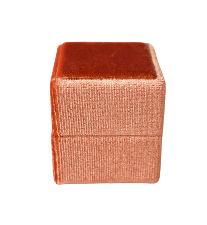 Simple Shapes Velvet Ring Box