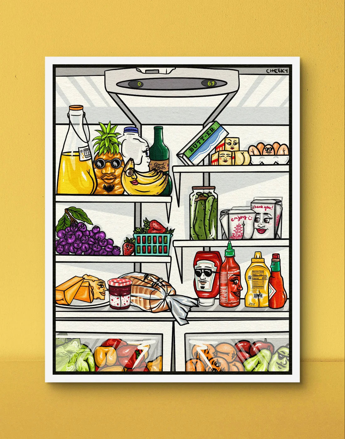 Cheeky Art Print