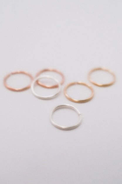 Huggie Hoop Earring in Sterling Silver