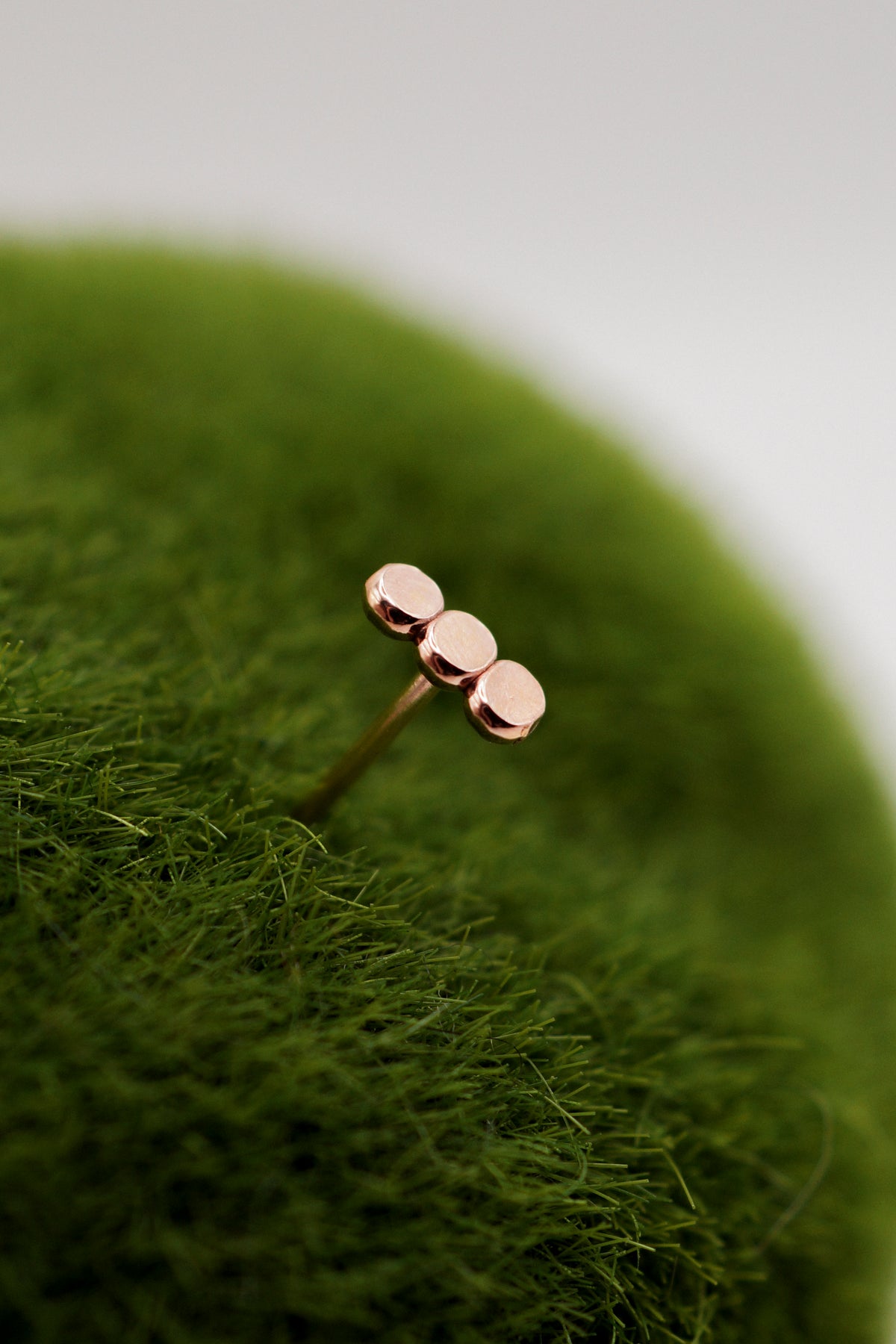 Hammered Bead Stud Earrings, 14K Gold Fill, Rose Gold Fill or Sterling Silver