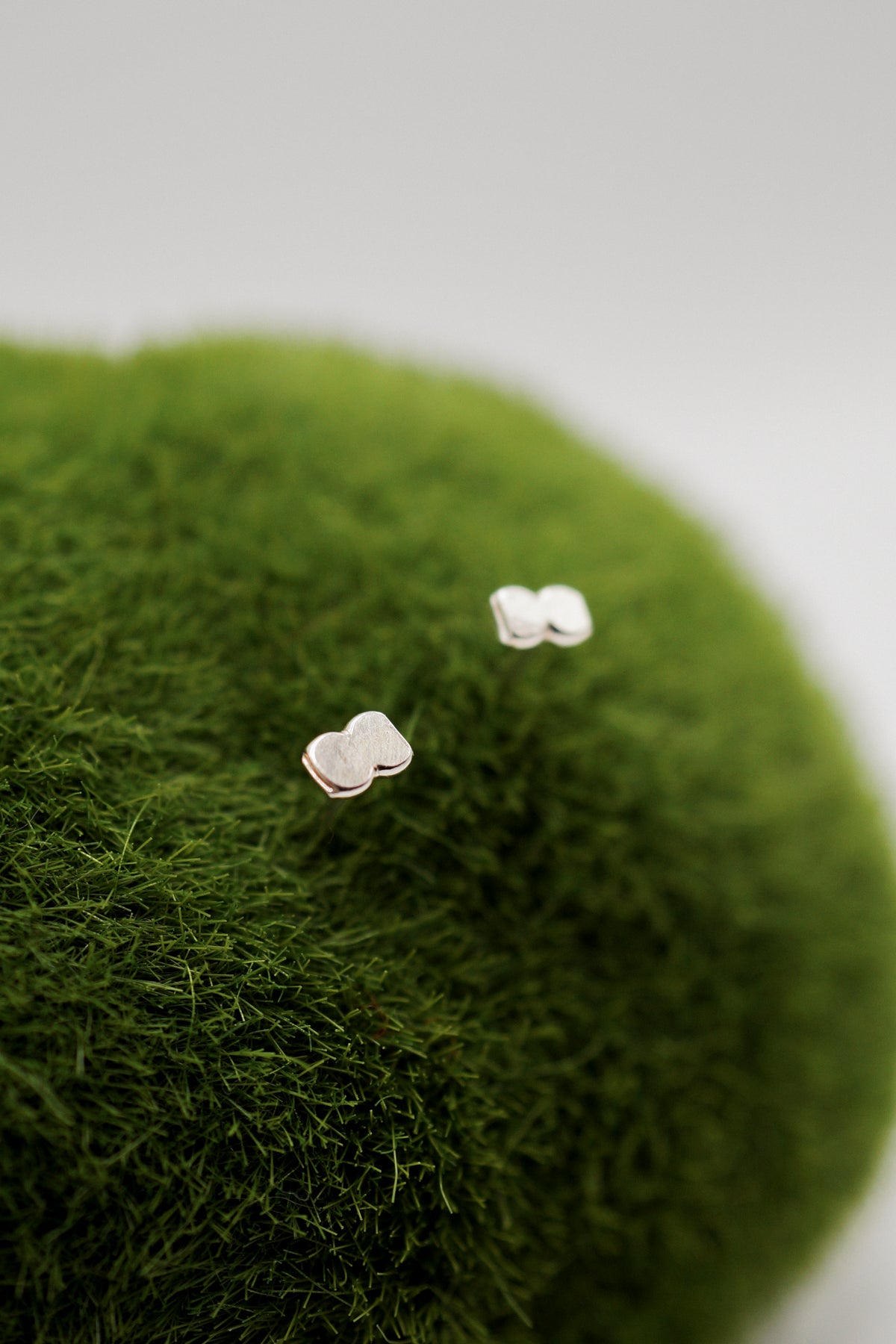 Hammered Bead Stud Earrings, 14K Gold Fill, Rose Gold Fill or Sterling Silver
