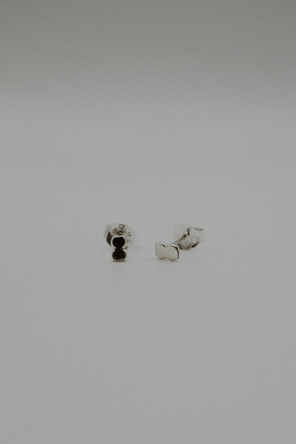 Hammered Bead Stud Earrings, 14K Gold Fill, Rose Gold Fill or Sterling Silver