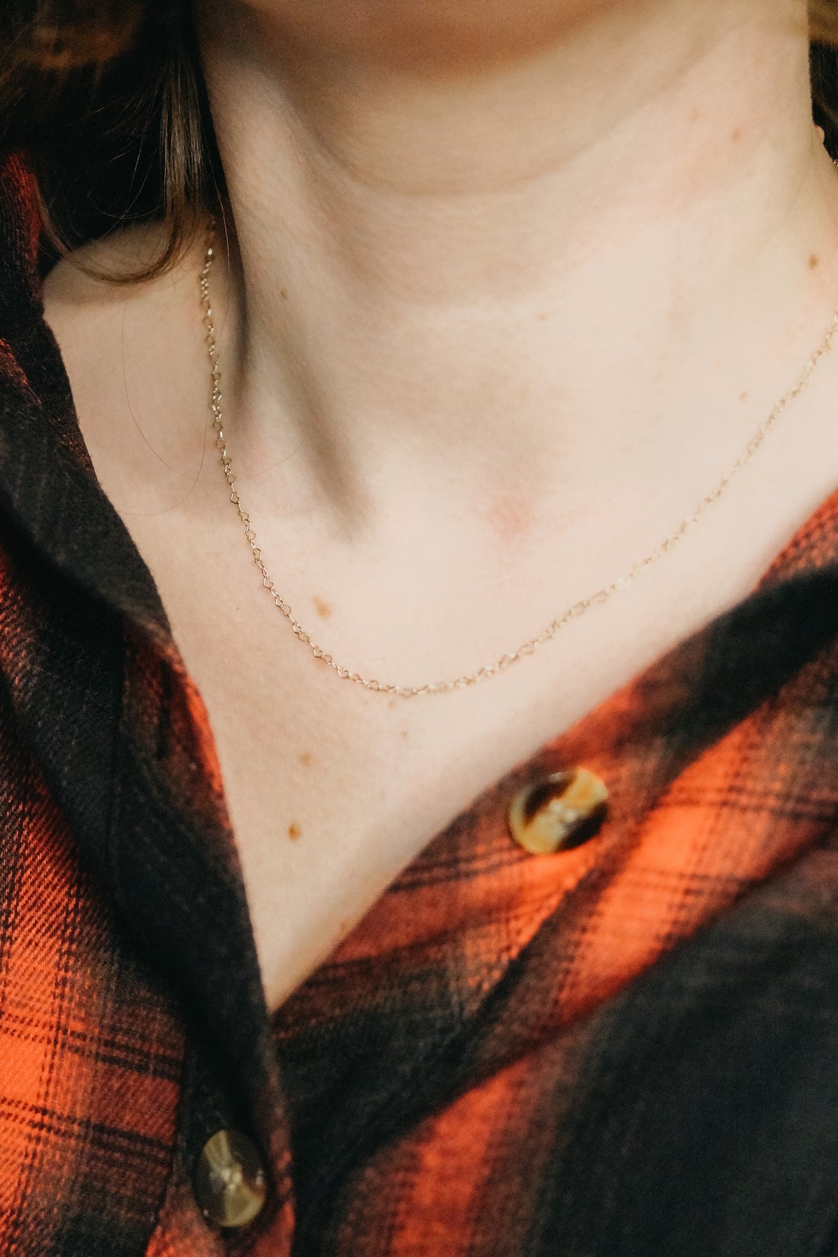 Heart Chain Necklace