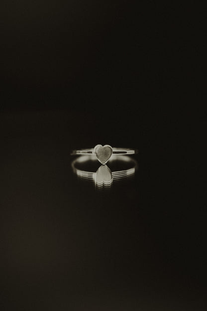 Heart Ring, Sterling Silver