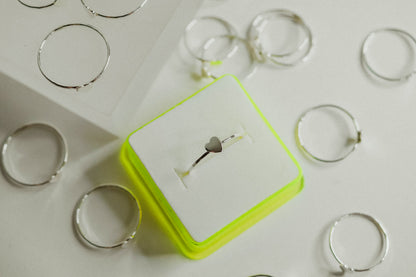 Heart Ring, Sterling Silver