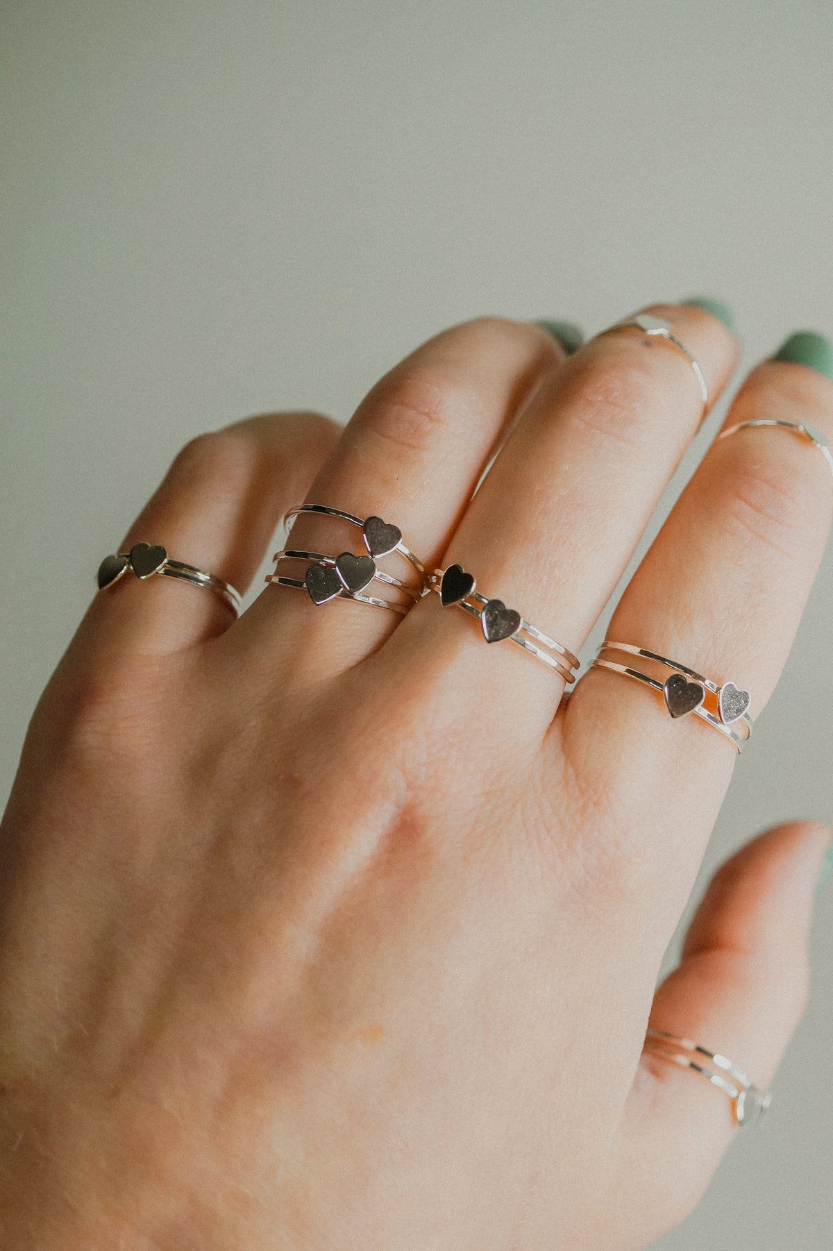 Heart Ring, Sterling Silver