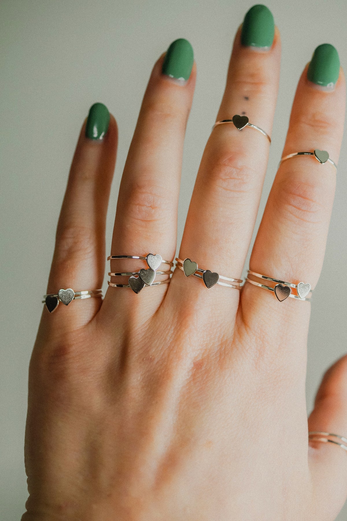 Heart Ring, Sterling Silver