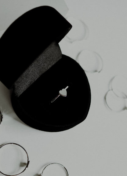 Heart Ring, Sterling Silver