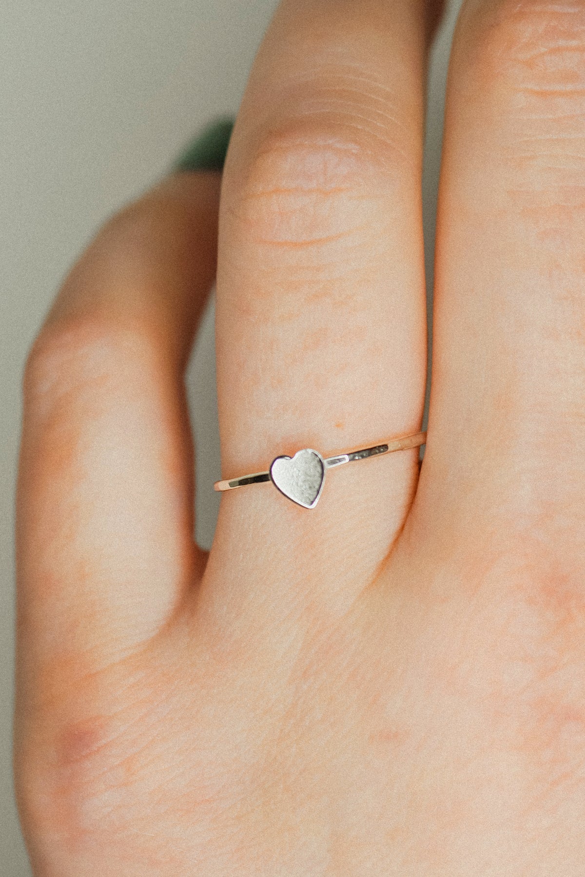 Heart Ring, Sterling Silver
