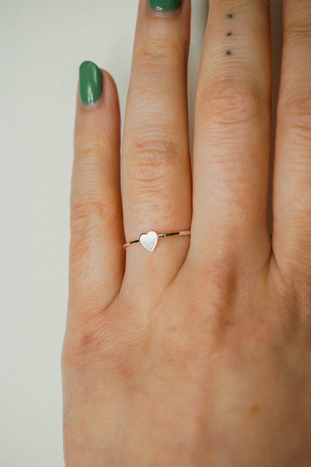 Heart Ring, Sterling Silver